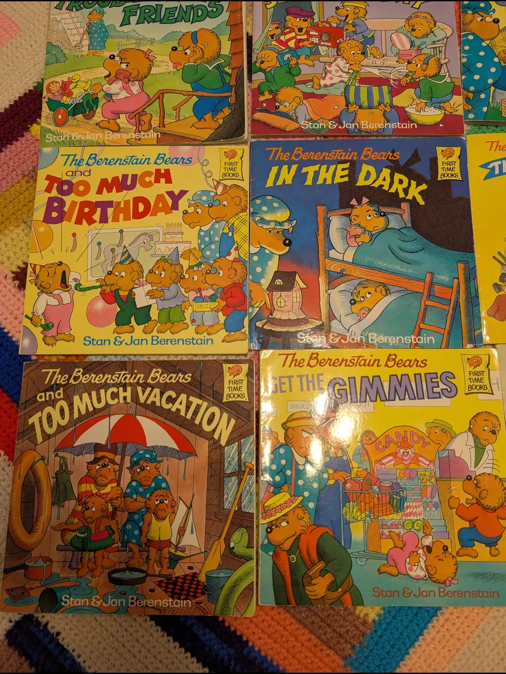 Vintage Berenstain Bears First Time Books Lot of 11 Kids Books 80s 90s